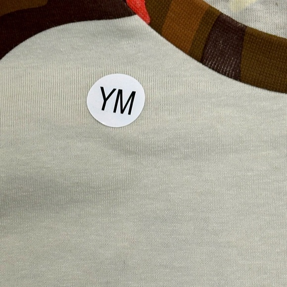 Plate Crate NWT Kids' Cream and Brown Banana T-Shirt Sz M - Picture 4 of 5